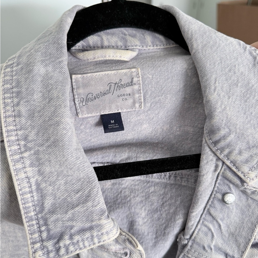 Universal Thread Lavender Denim Jacket - image 6